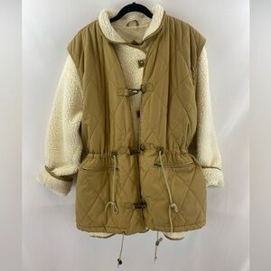 Quilted 2 in 1 Sherpa Women's Jacket & Vest